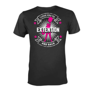 I love you to extension and back | T-Shirt-Design von 75-R-P-Z