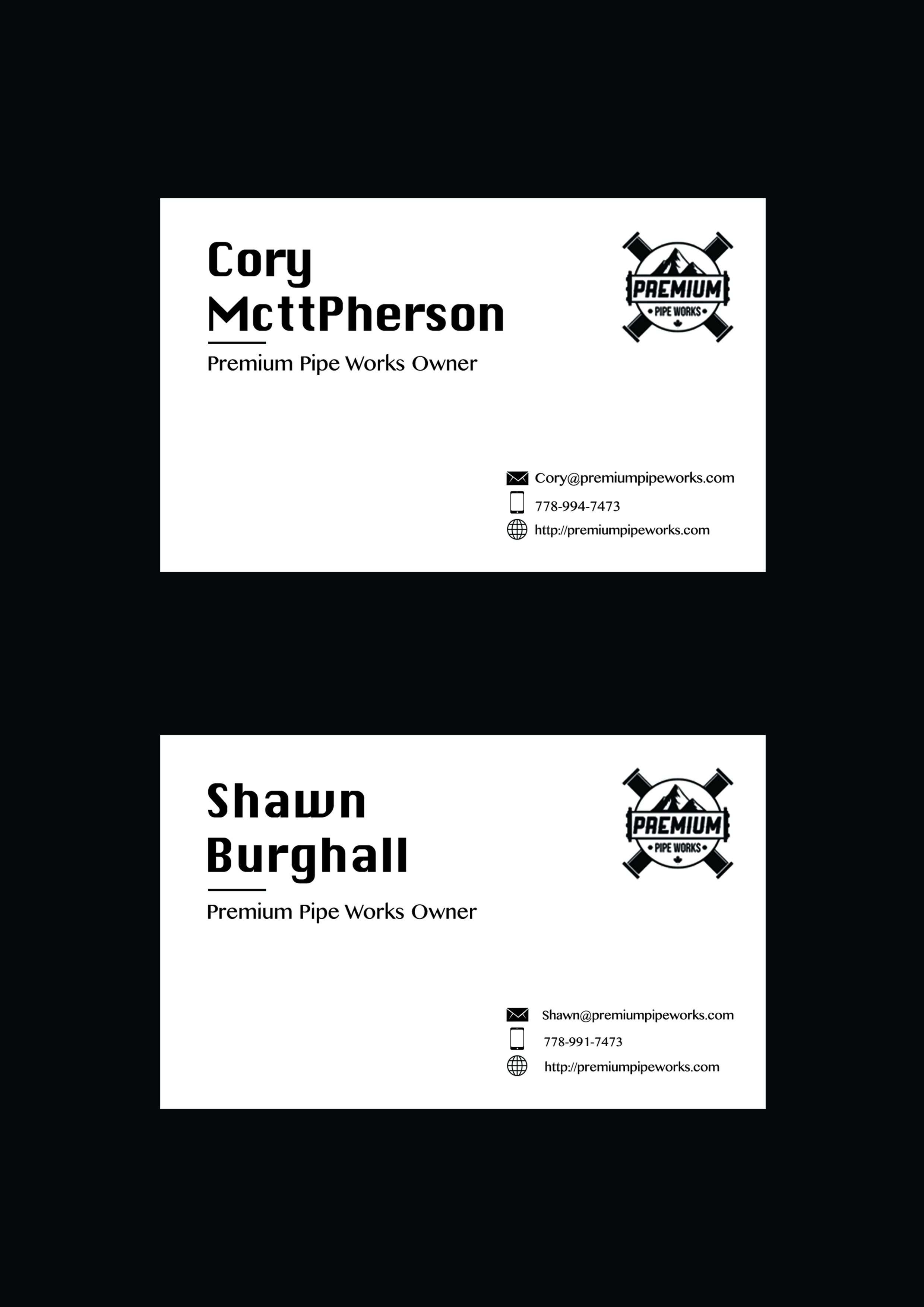 Business Card Design by Abdulrahman W. Albaker for this project | Design #24473292