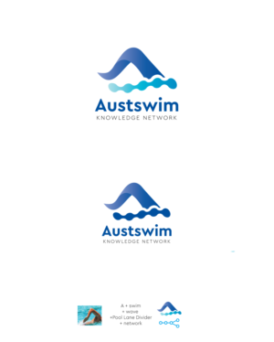 AUSTSWIM Knowledge Network | Logo Design by 68_Design