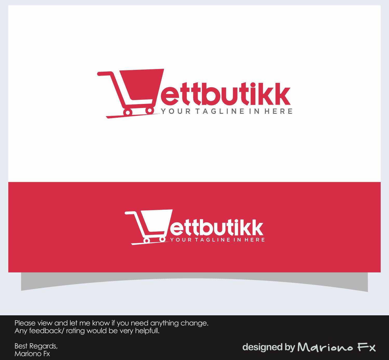 Logo Design by Mariono Fx for Lettbutik AS | Design #24510353