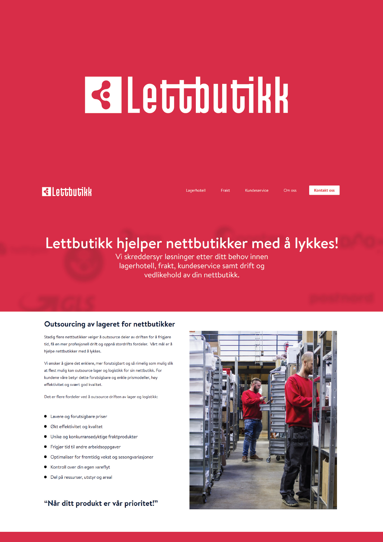 Logo-Design von MenaGraphics für Lettbutik AS | Design #24500387