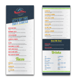 Menu Design by Ziad .A