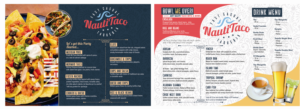 Menu Design by keimaps for Nauti Taco | Design #24477448