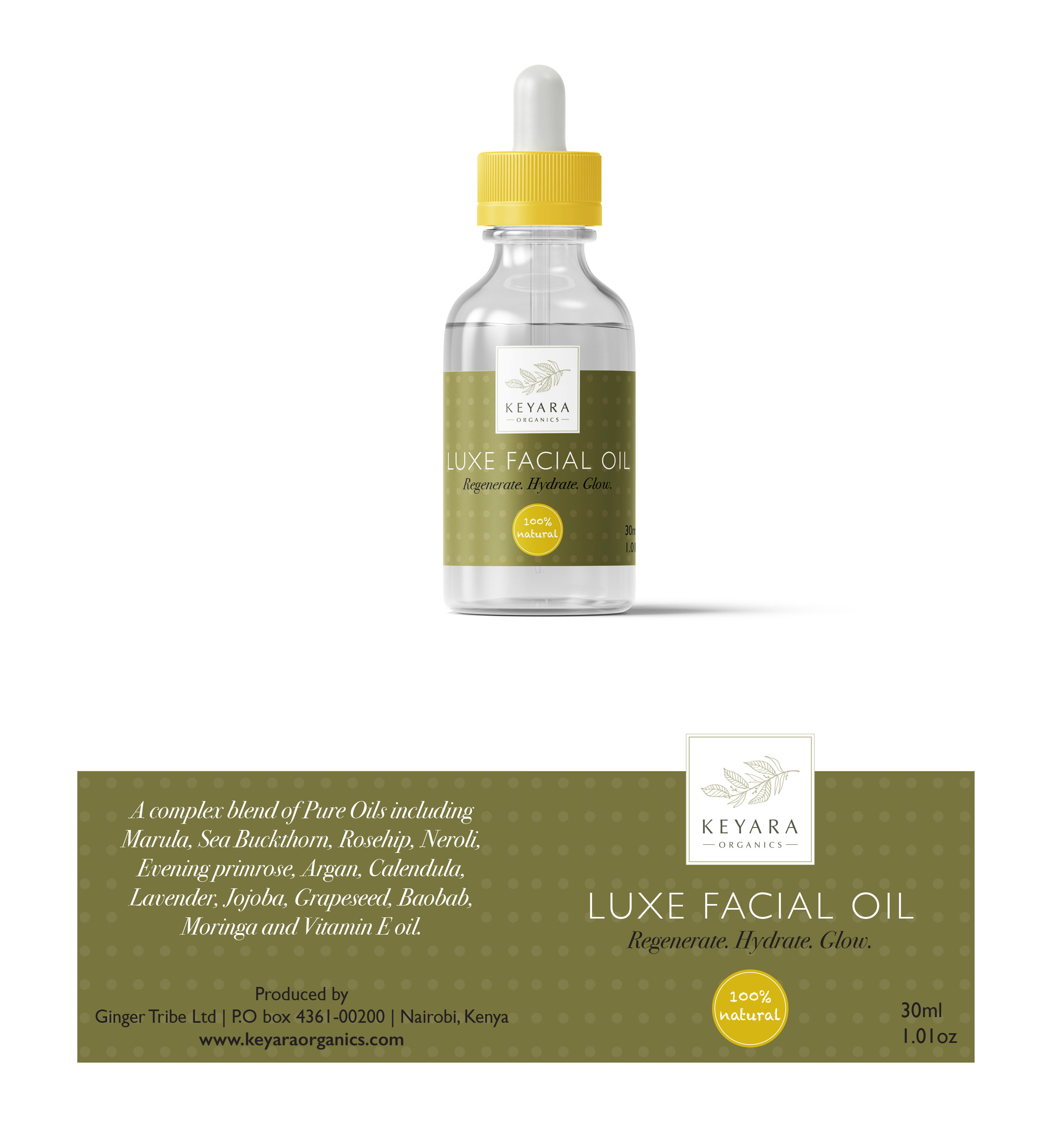 Label Design by Weeva for Keyara Organics | Design #24517599