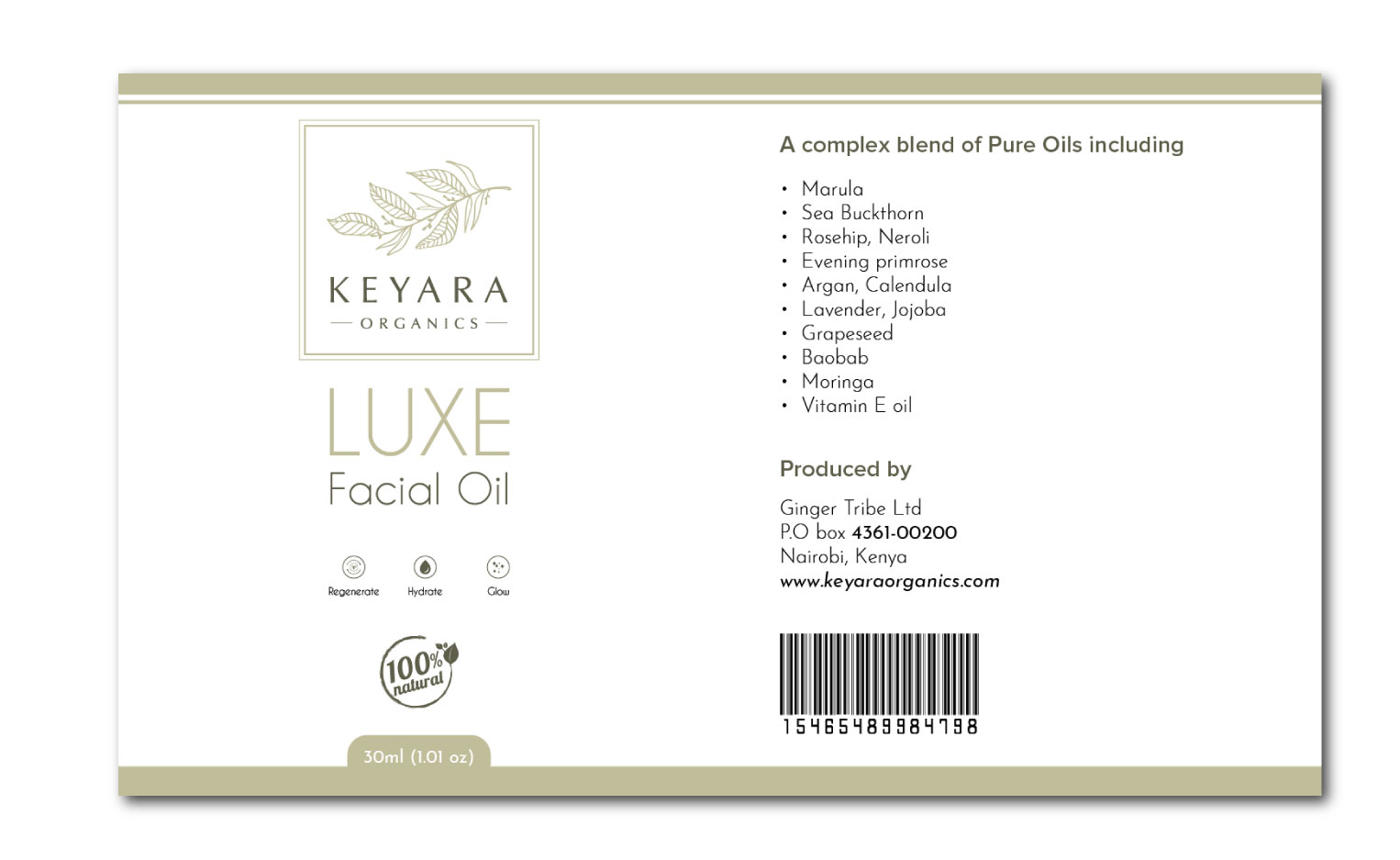 Design Étiquette par Shumaila Kiran pour Keyara Organics | Design #24501082