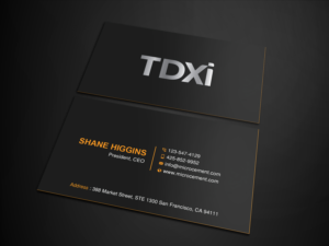TDXi Business Cards | Business Card Design by Uttom 2