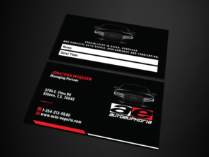 Design de Carte de Visite par Verified artistry (Design garden) pour Euphoria Auto Works LLC | Design : #24465485