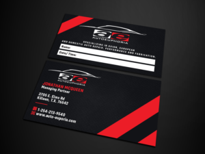 Design de Carte de Visite par Verified artistry (Design garden) pour Euphoria Auto Works LLC | Design : #24465486