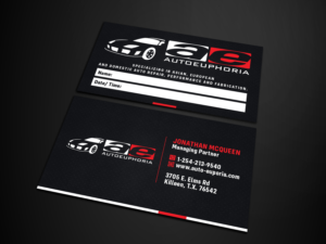 Design de Carte de Visite par Verified artistry (Design garden) pour Euphoria Auto Works LLC | Design : #24465491