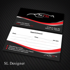 Design de Carte de Visite par SL Designer pour Euphoria Auto Works LLC | Design : #24492208