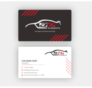 Business Card Design by AAn Creatives for Euphoria Auto Works LLC | Design: #24475981