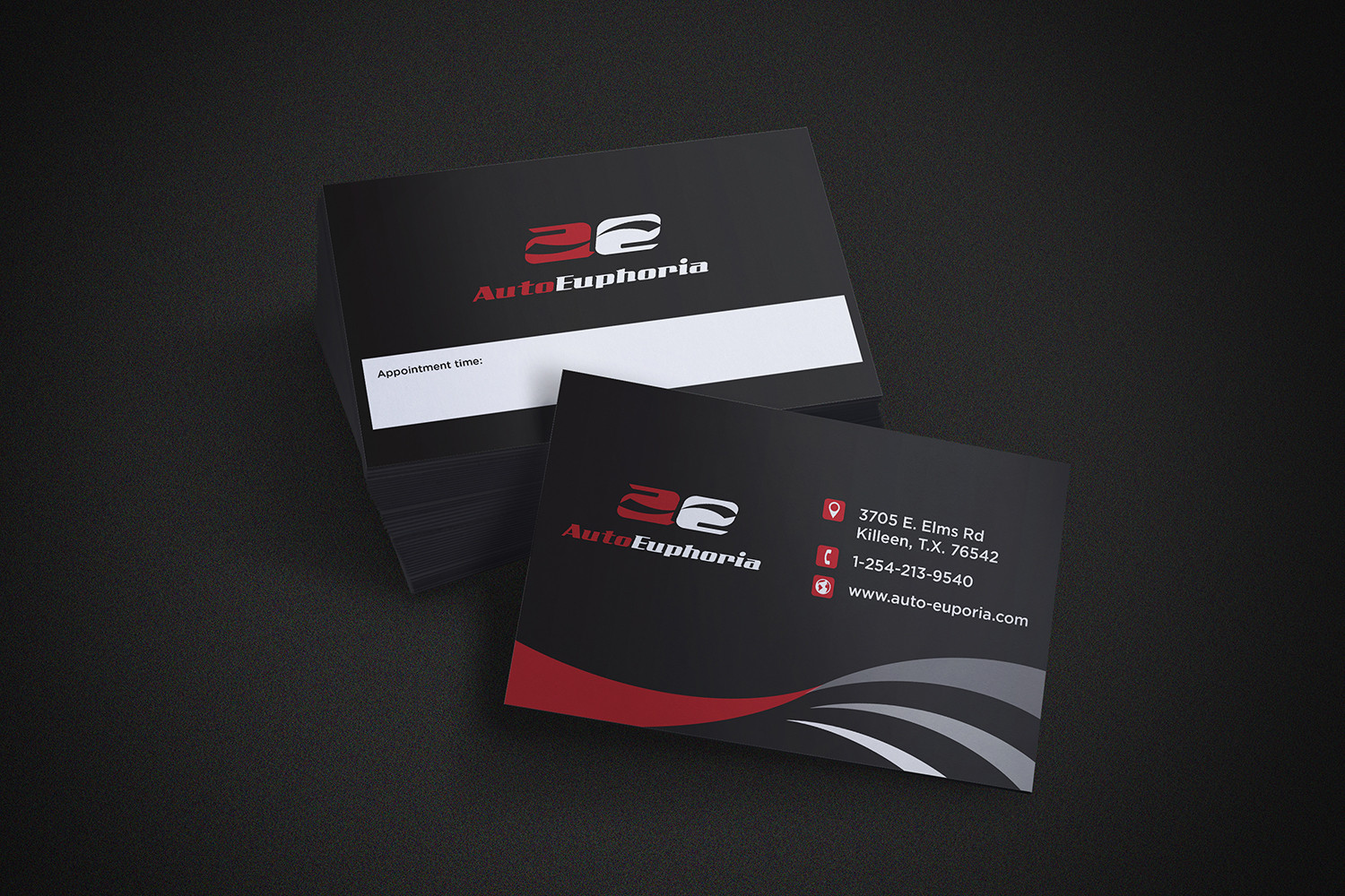 Design de Carte de Visite par Muhammad Imran 3 pour Euphoria Auto Works LLC | Design #24467590