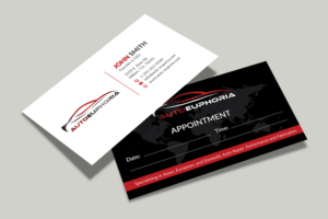 Design de Carte de Visite par Musa. A pour Euphoria Auto Works LLC | Design : #24466517