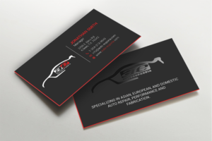 Design de Carte de Visite par Imagine design000 pour Euphoria Auto Works LLC | Design : #24467994