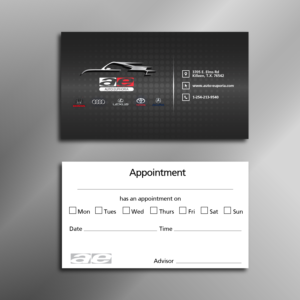 Business Card Design by LamDinh for Euphoria Auto Works LLC | Design: #24470013