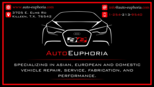 Business Card Design by Rishabh 13 for Euphoria Auto Works LLC | Design: #24473314