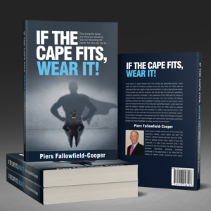 If the cape fits wear it! book cover design | Book Cover Design by ARO