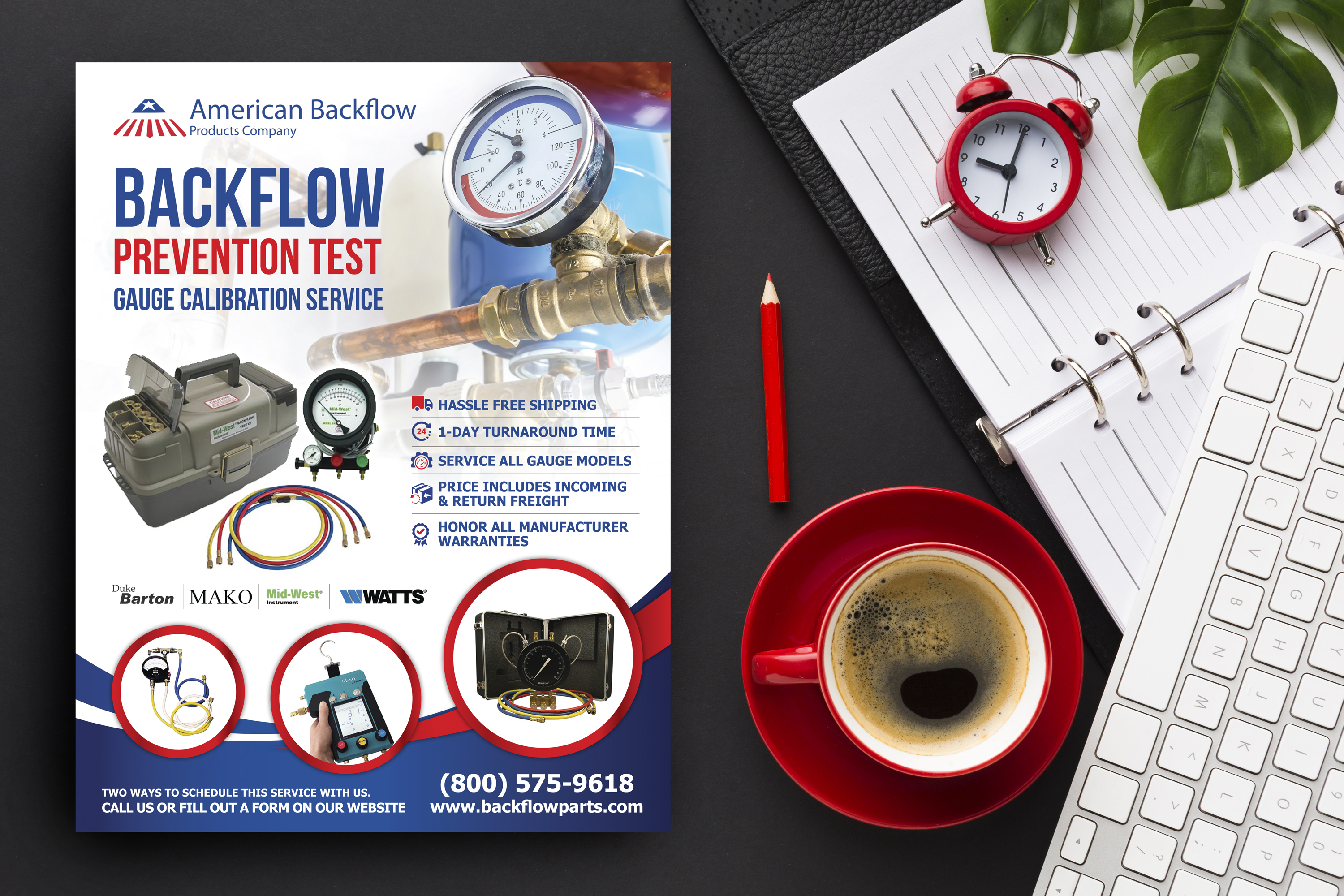 Diseño de Flyer por rkailas para American Backflow Products Company | Diseño #24515092