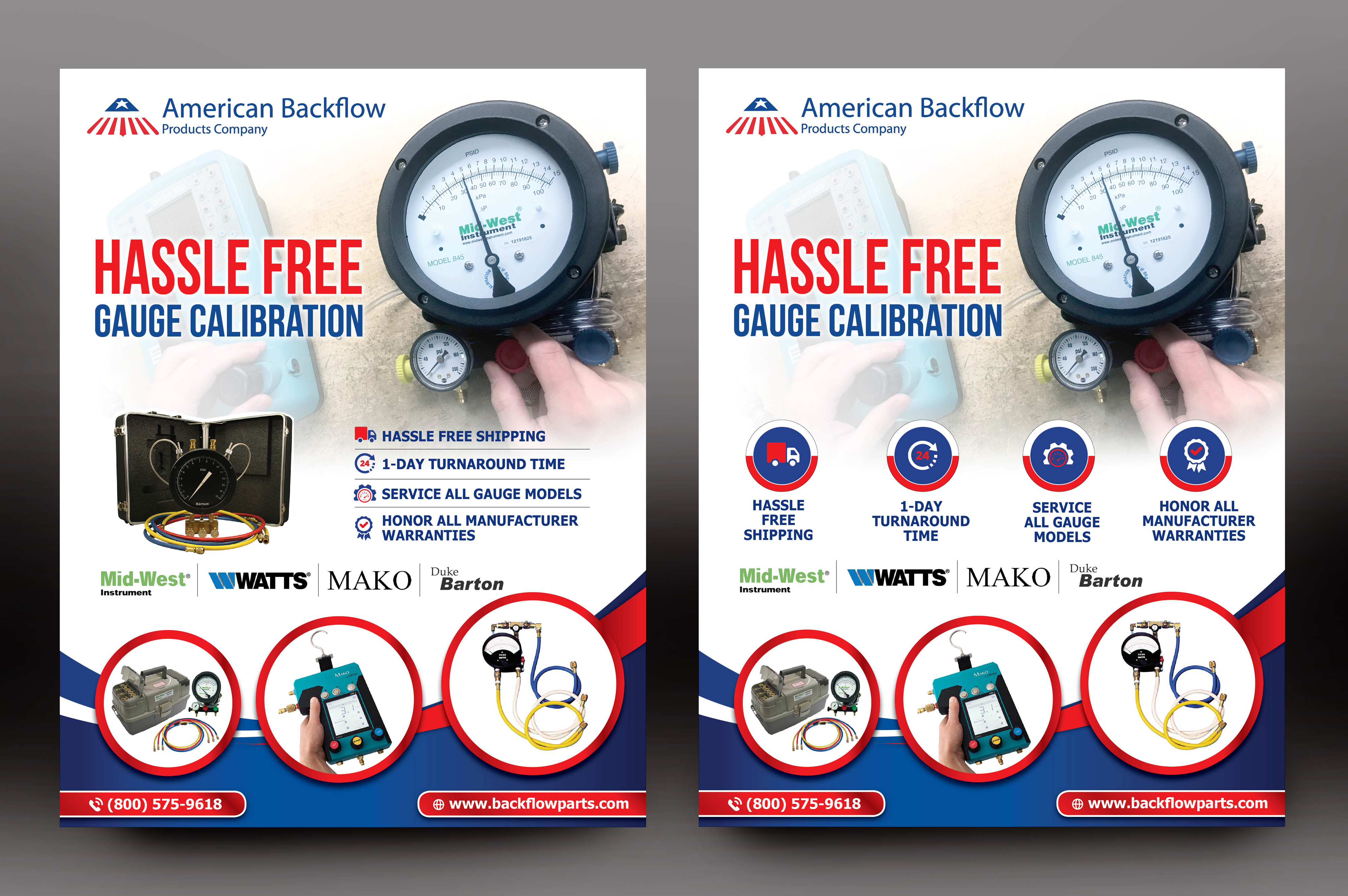 Flyer Design by rkailas for American Backflow Products Company | Design #24639261