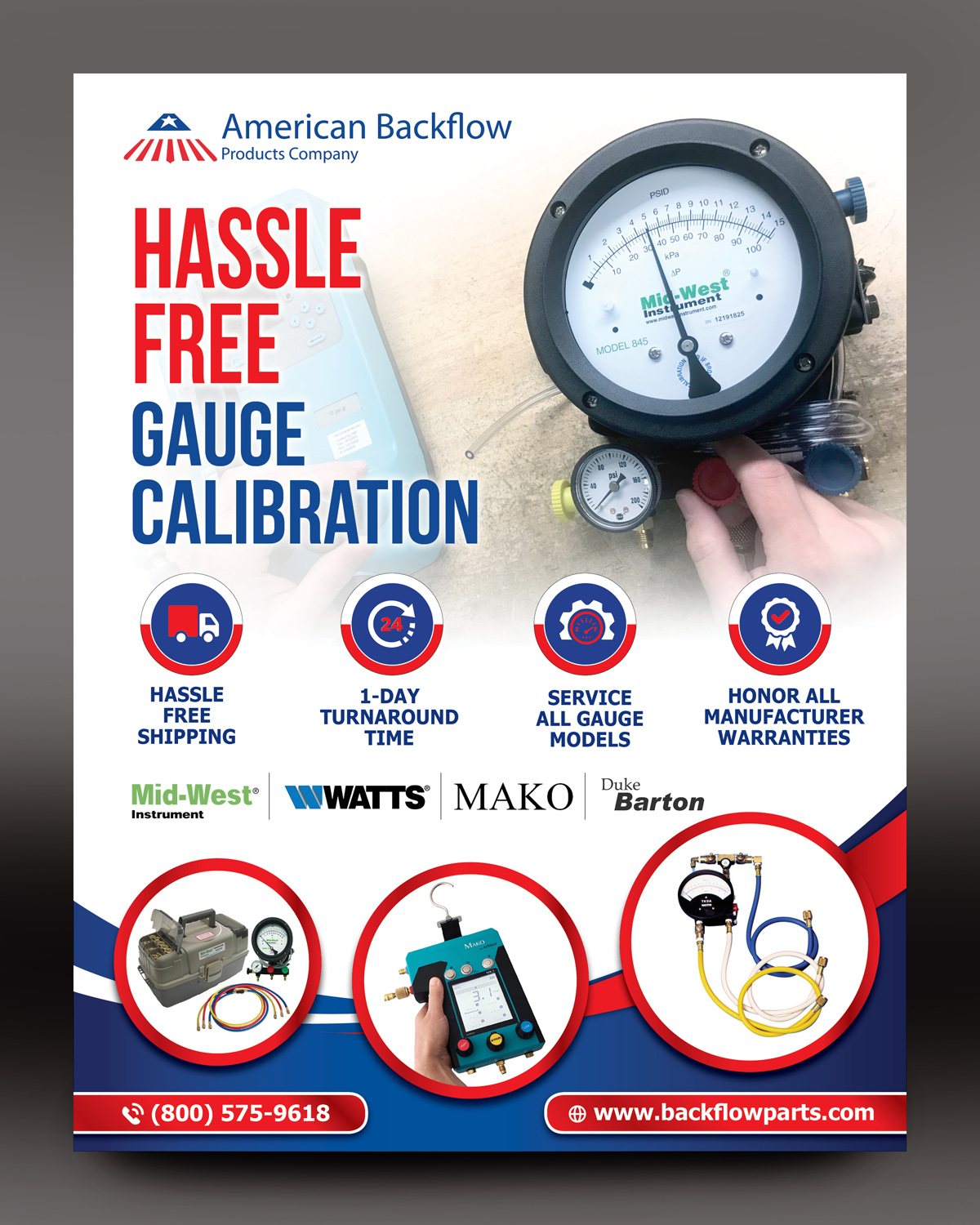 Flyer-Design von rkailas für American Backflow Products Company | Design #24676105