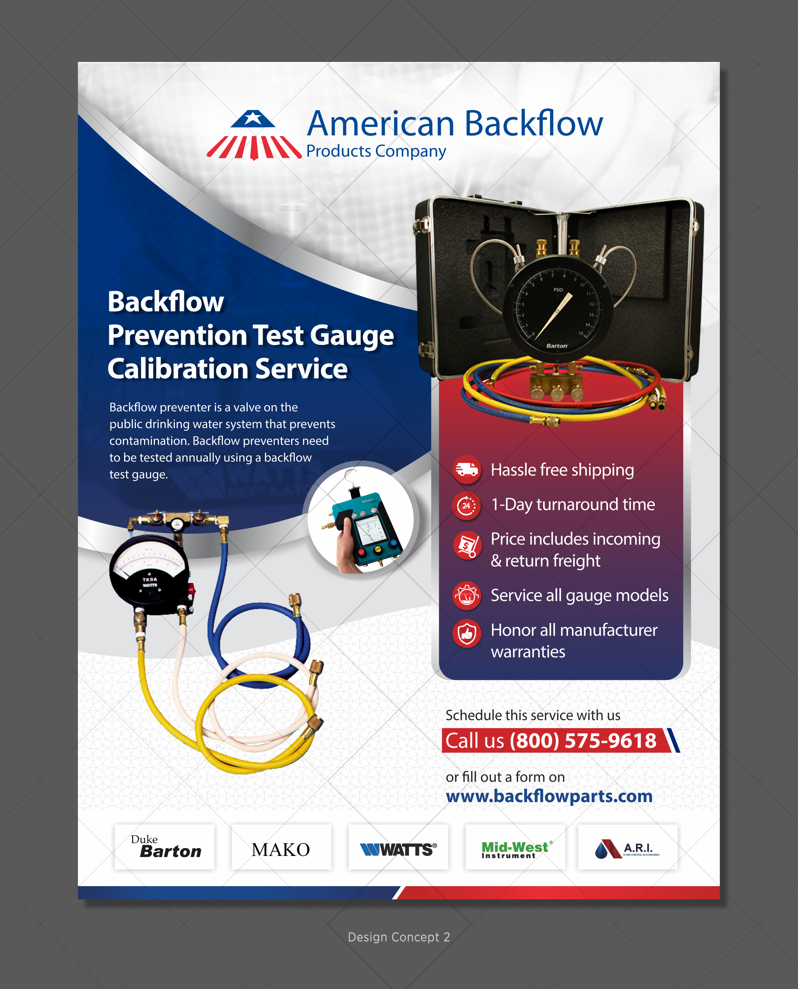 Design de Flyer par D Creative pour American Backflow Products Company | Design #24468020