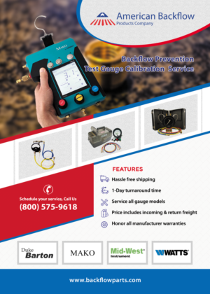 Design de Flyer par Aaron V pour American Backflow Products Company | Design : #24475877