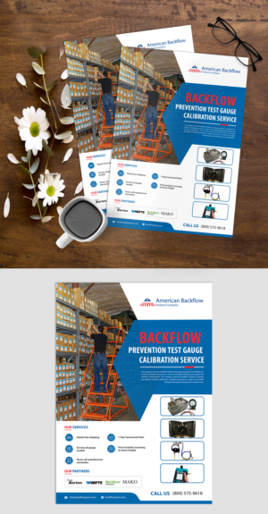 Backflow Prevention Test Gauge Calibration Service | Flyer-Design von ZeneFashions