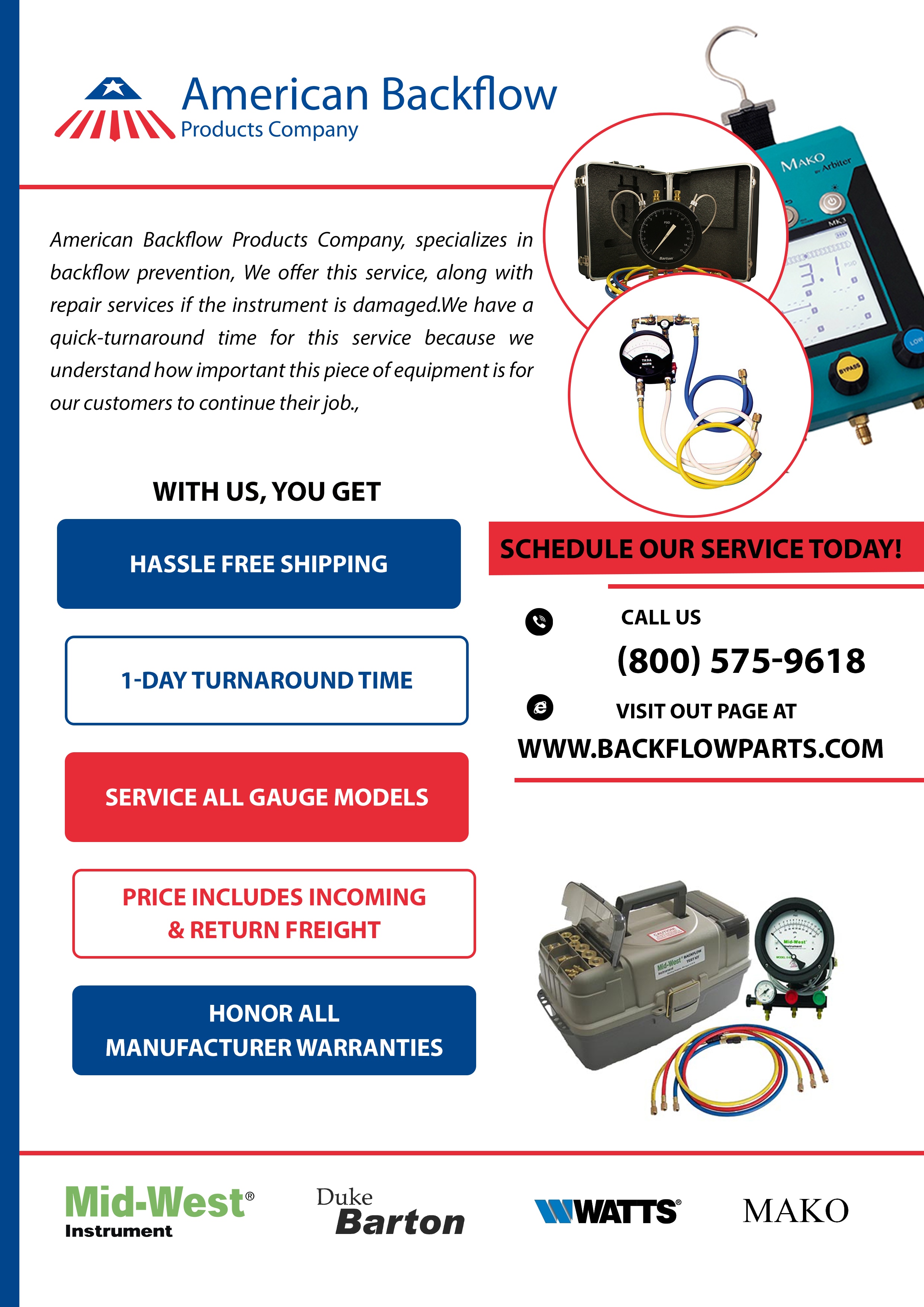 Flyer-Design von FAVOUR für American Backflow Products Company | Design #24509778