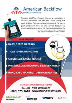 Design de Flyer par FAVOUR pour American Backflow Products Company | Design : #24509780