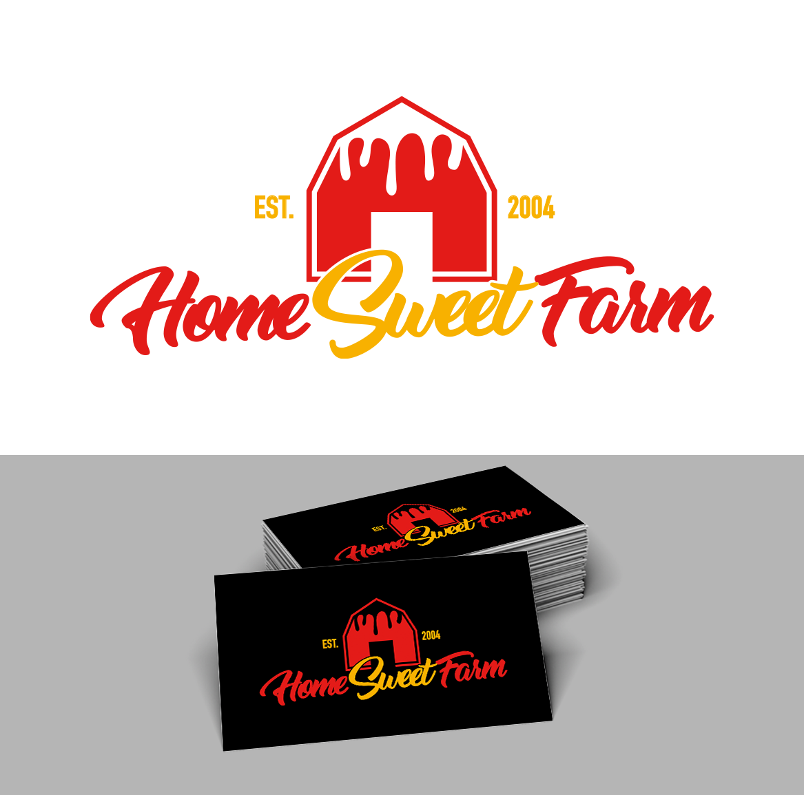 Logo Design by trufya for Home Sweet Farm LLC | Design #24522609
