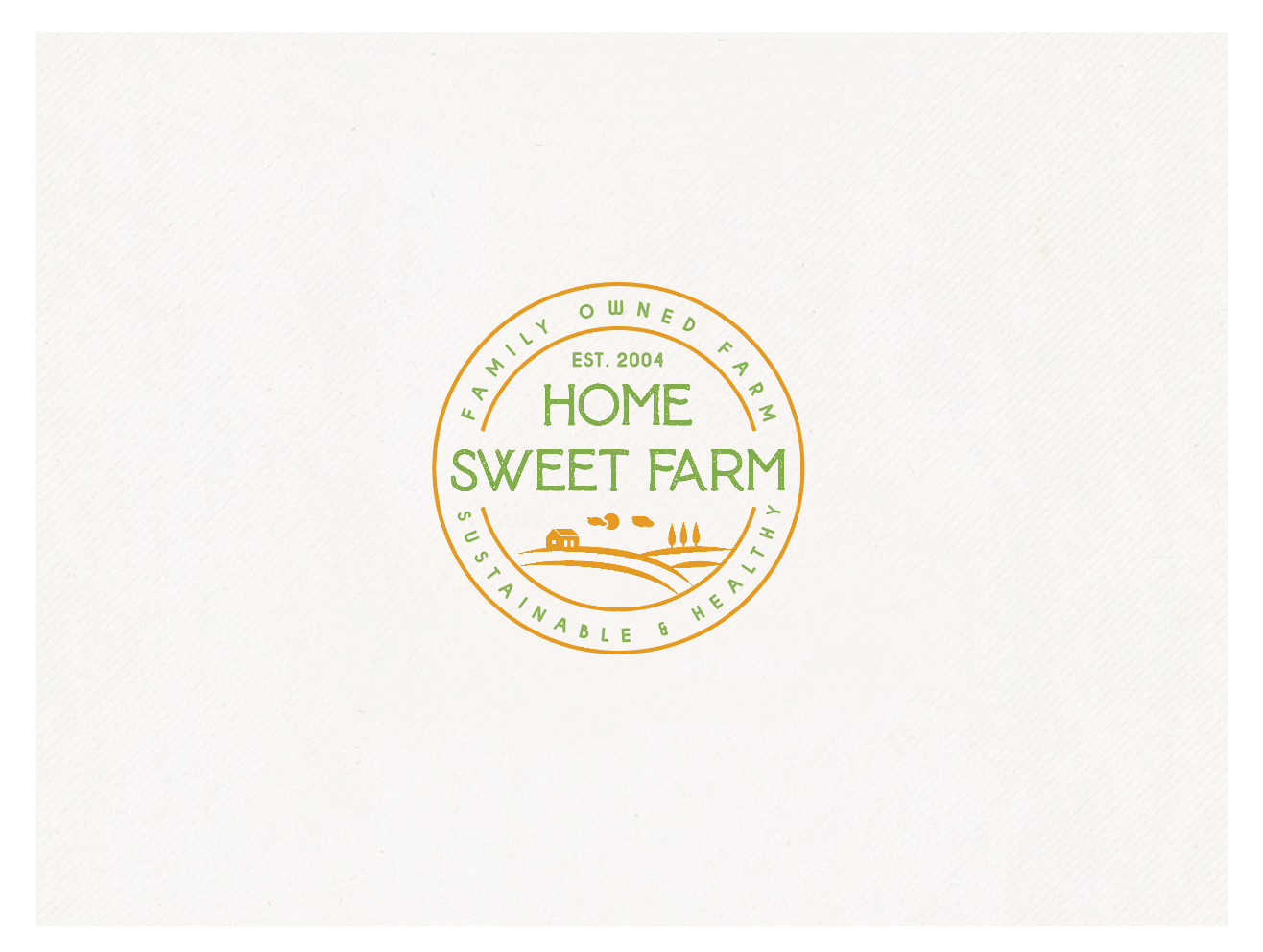 Logo Design by wonderland for Home Sweet Farm LLC | Design #24467033