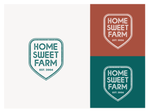Logo Design by wonderland for Home Sweet Farm LLC | Design: #24551481