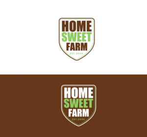 Logo Design by angelonyamu for Home Sweet Farm LLC | Design: #24550737