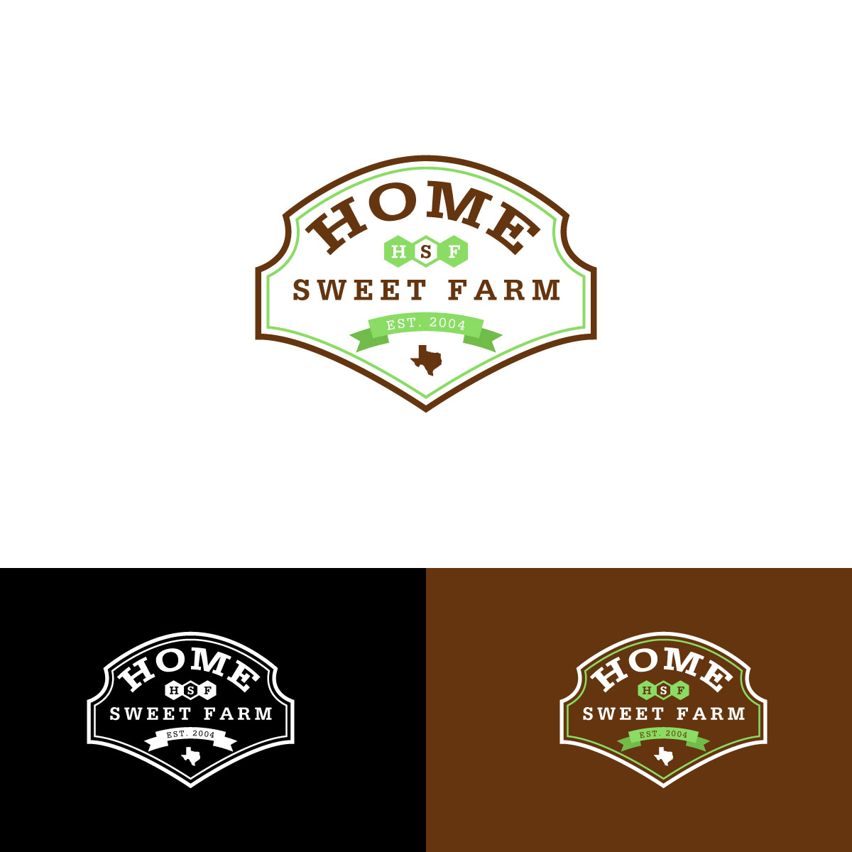 Logo Design by Rii for Home Sweet Farm LLC | Design #24464656