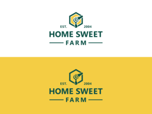 Logo Design by nhpawar for Home Sweet Farm LLC | Design: #24469551
