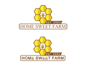 Logo Design by VanR for Home Sweet Farm LLC | Design: #24503482