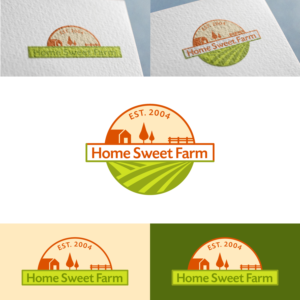 Logo Design by ileanalp for Home Sweet Farm LLC | Design #24464896