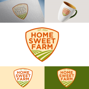 Logo Design by ileanalp for Home Sweet Farm LLC | Design: #24547452