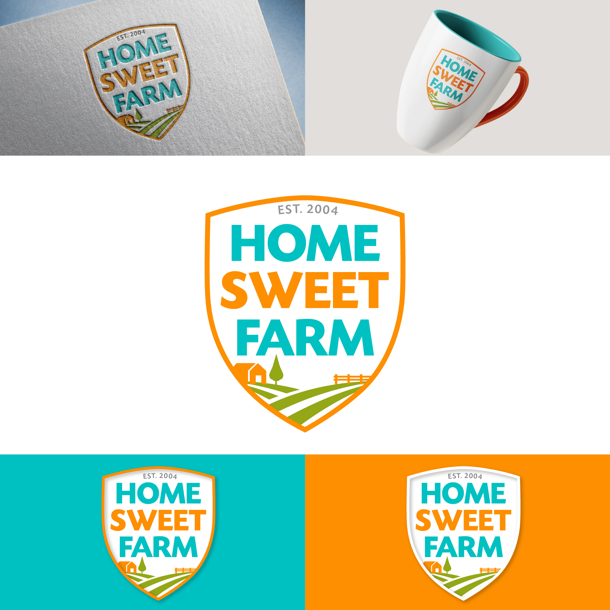 Logo Design by ileanalp for Home Sweet Farm LLC | Design #24547609