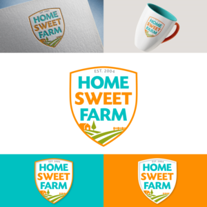 Logo Design by ileanalp for Home Sweet Farm LLC | Design: #24547609