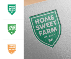 Logo Design by wendika for Home Sweet Farm LLC | Design: #24554264