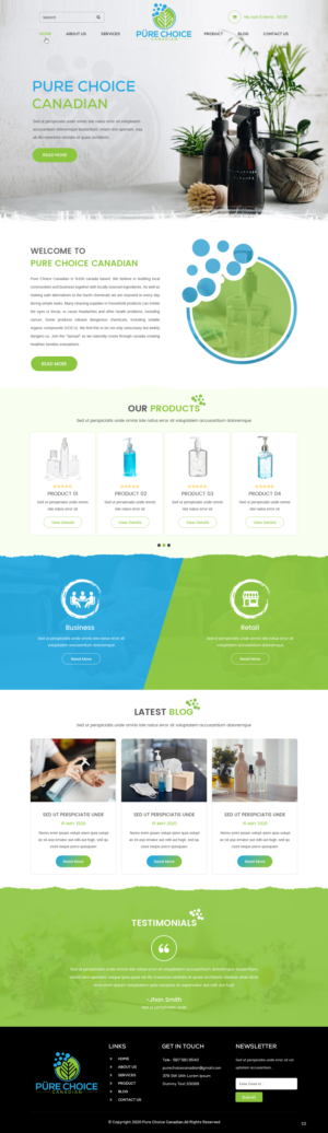 Web Design by pb for this project | Design #24475595