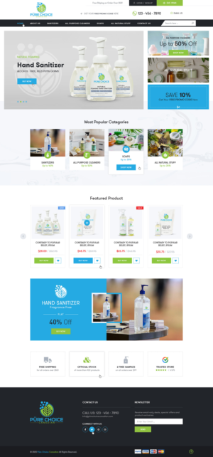 A web site for my wholesale/retail cleaning supplies company | Web Design by Ved Web Services