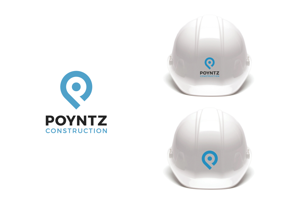 Logo Design by The Marble Peach for Poyntz Construction  | Design #24477634