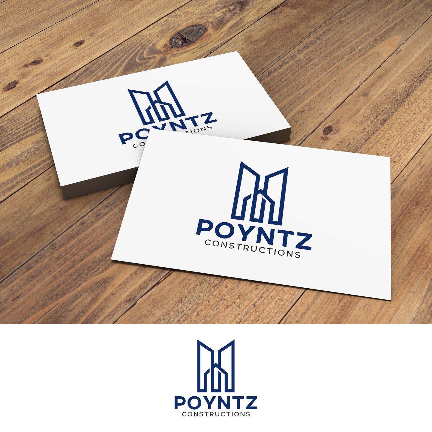Logo Design by DiLion for Poyntz Construction  | Design #24473509