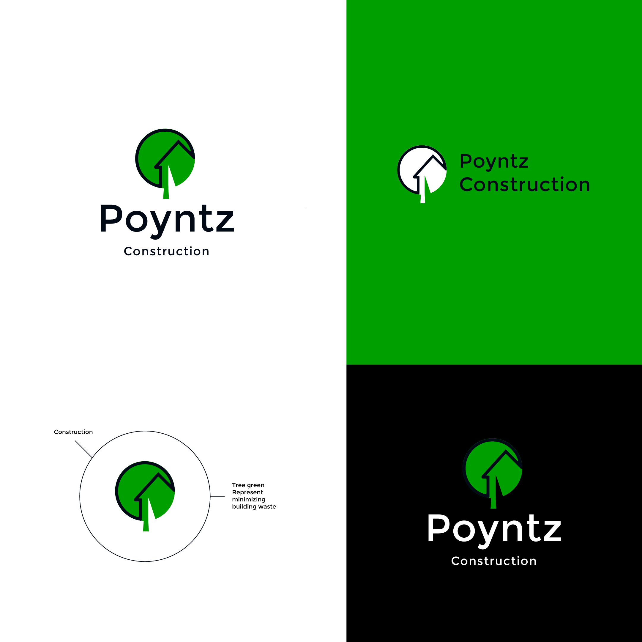 Logo Design by alitjuara for Poyntz Construction  | Design #24483701