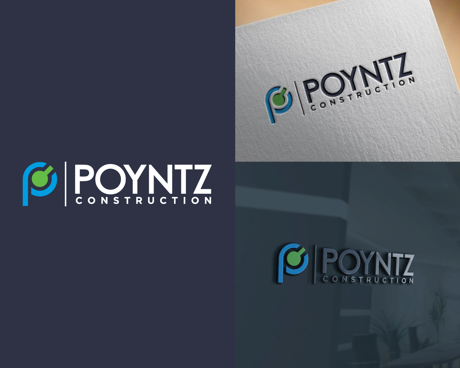 Logo Design by Atec for Poyntz Construction  | Design #24478397