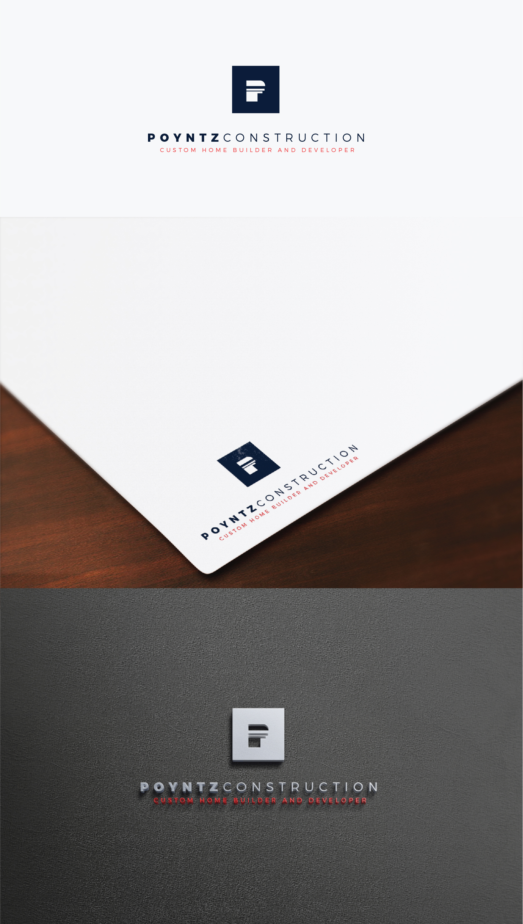 Logo Design by IMilenovic for Poyntz Construction  | Design #24487048