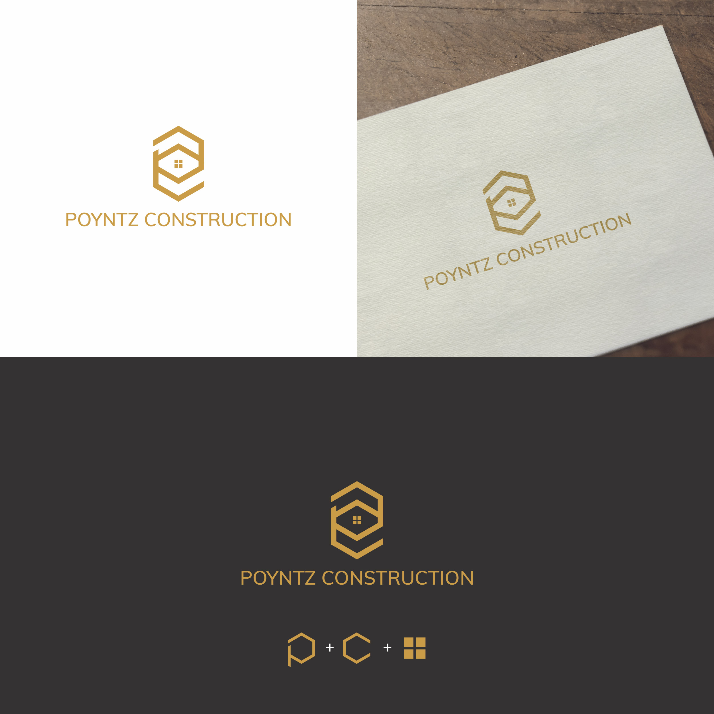Logo Design by Wyny Design for Poyntz Construction  | Design #24471048