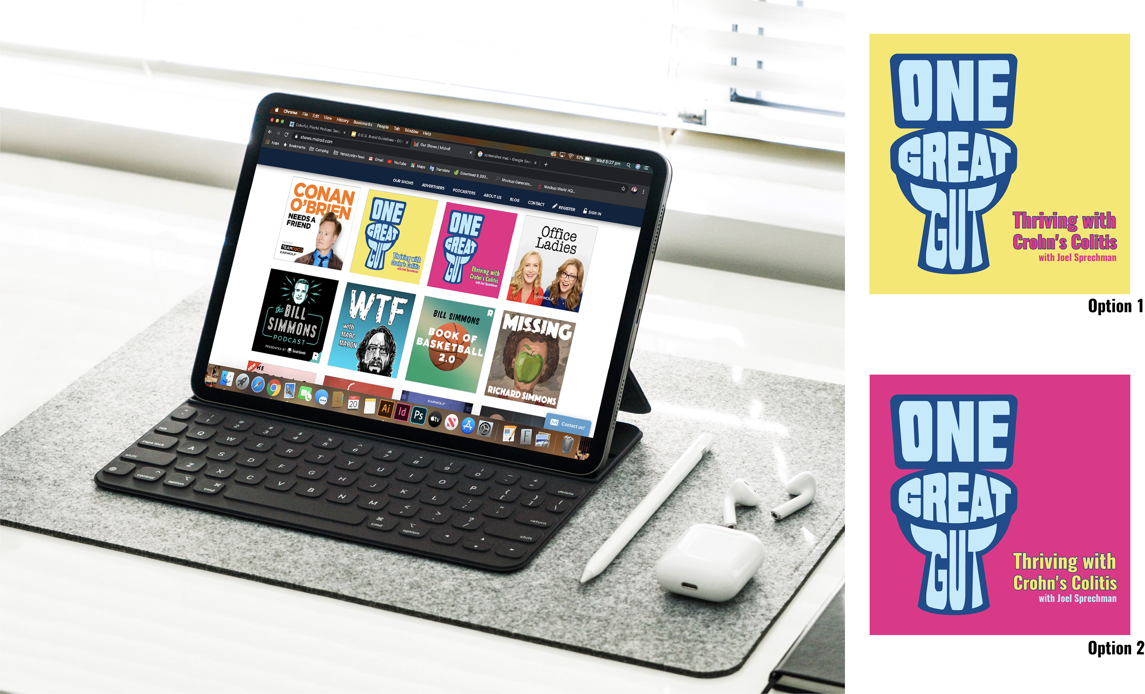 Design de Podcast par Andres Bolivar pour One Great Gut | Design #24509518